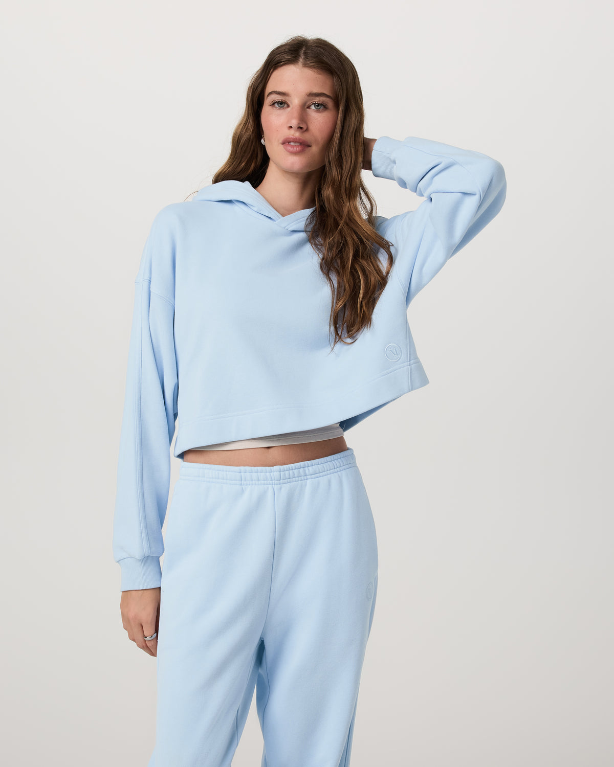 Sedona Pullover Hoodie Women's Crystal Blue Hoodie - Image 2