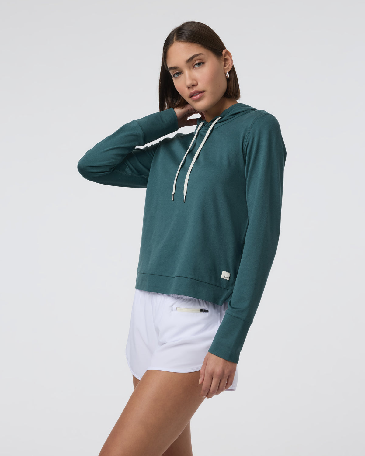 Halo Essential Hoodie Moss Heather Pullover