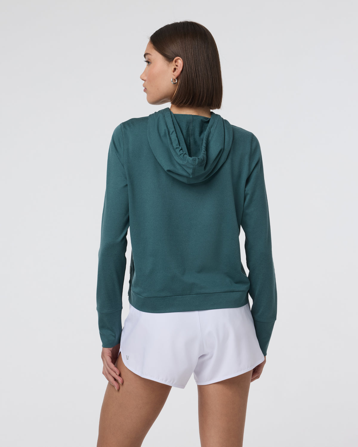 Halo Essential Hoodie Moss Heather Pullover - Image 3