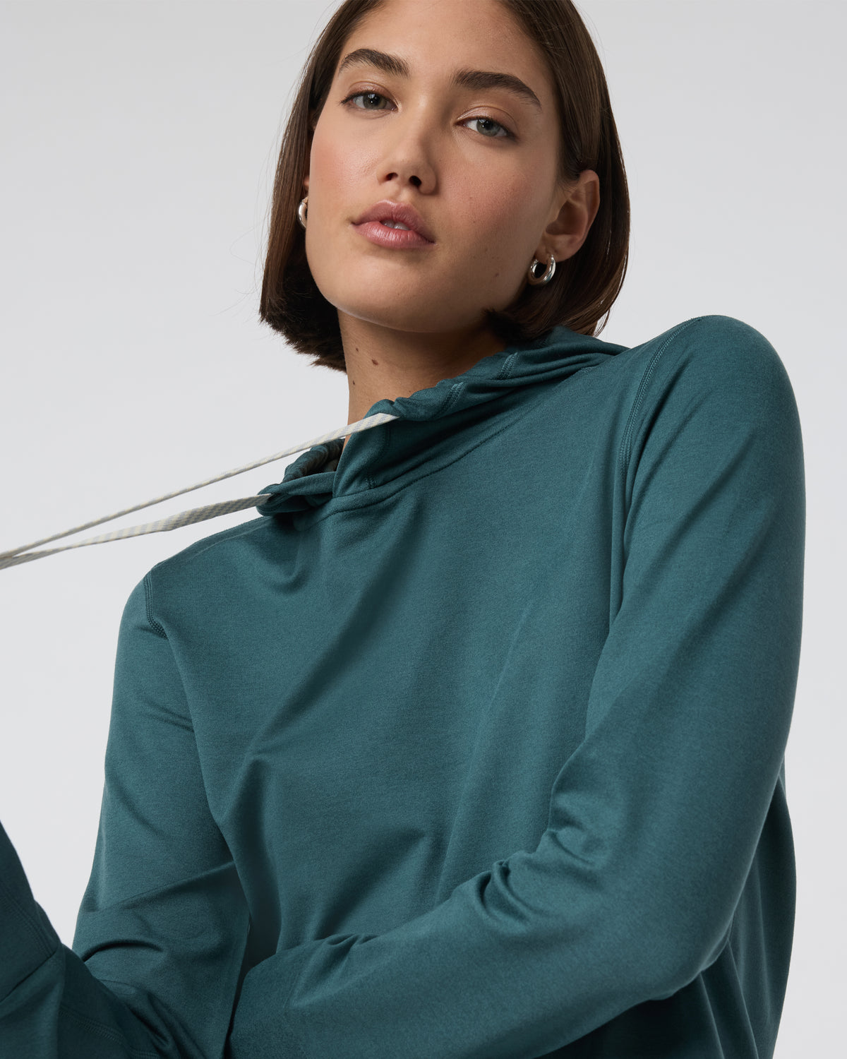 Halo Essential Hoodie Moss Heather Pullover - Image 4