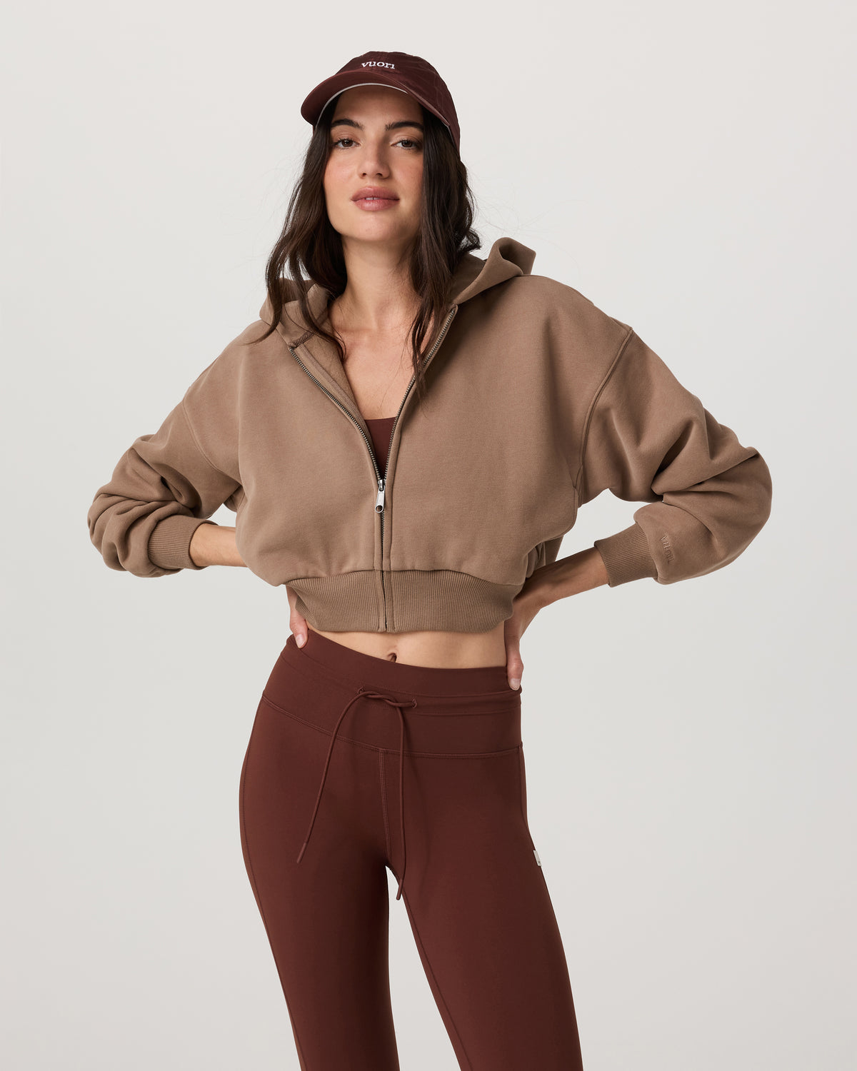 Restore Mini Full Zip Hoodie Women's Nutmeg Jacket