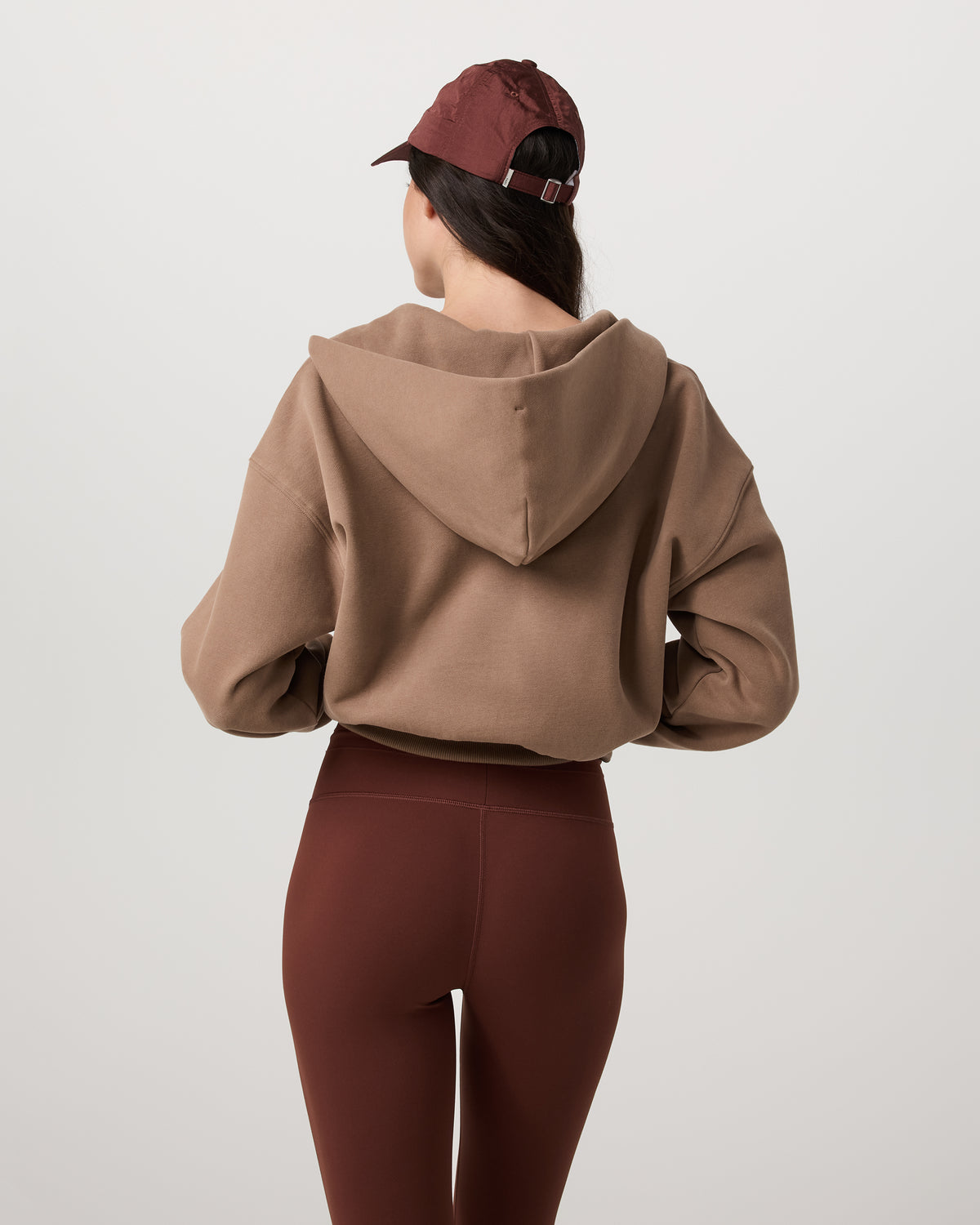 Restore Mini Full Zip Hoodie Women's Nutmeg Jacket - Image 3