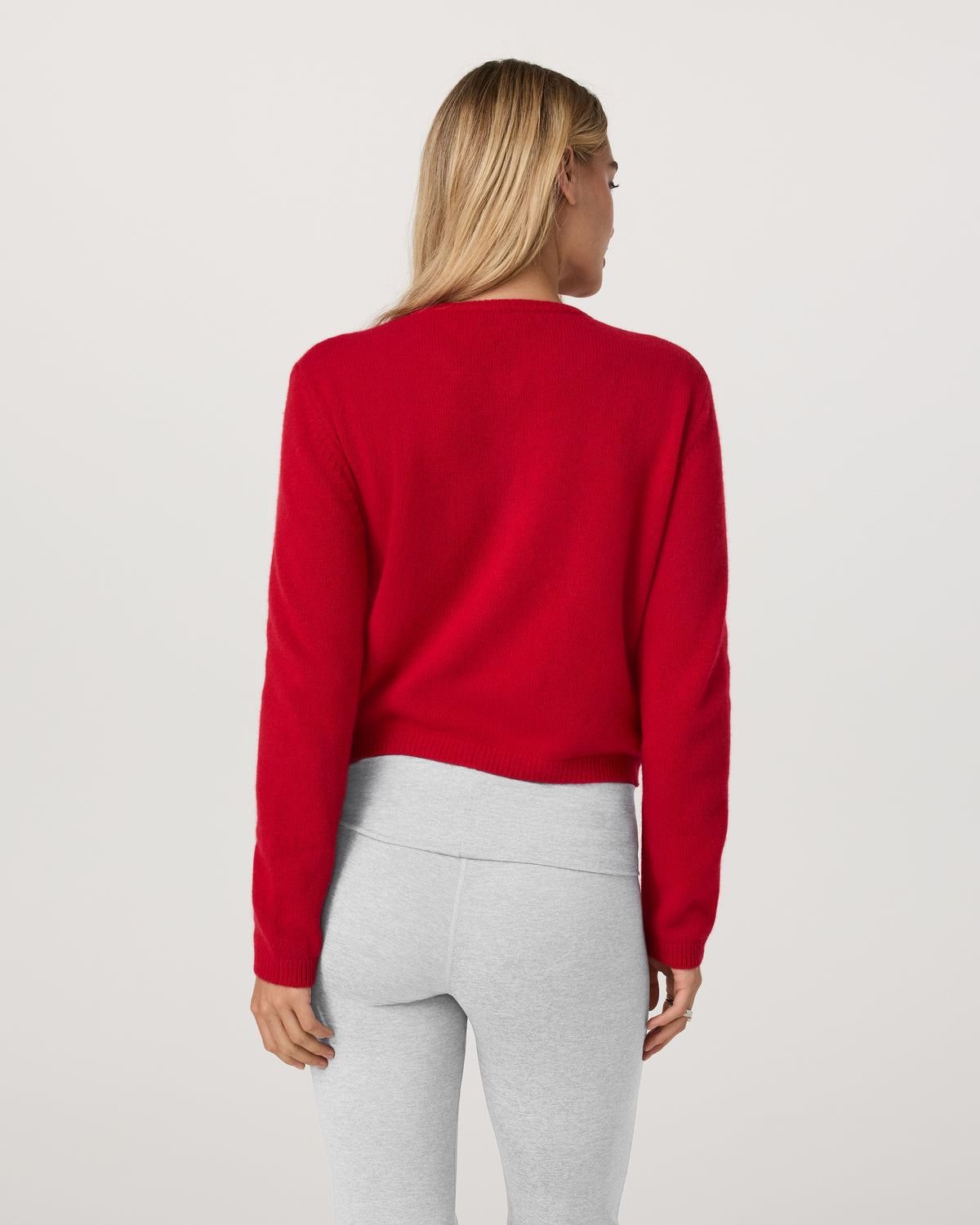 ??milie Cashmere Cardi Women's Cherry Cardi - Image 3