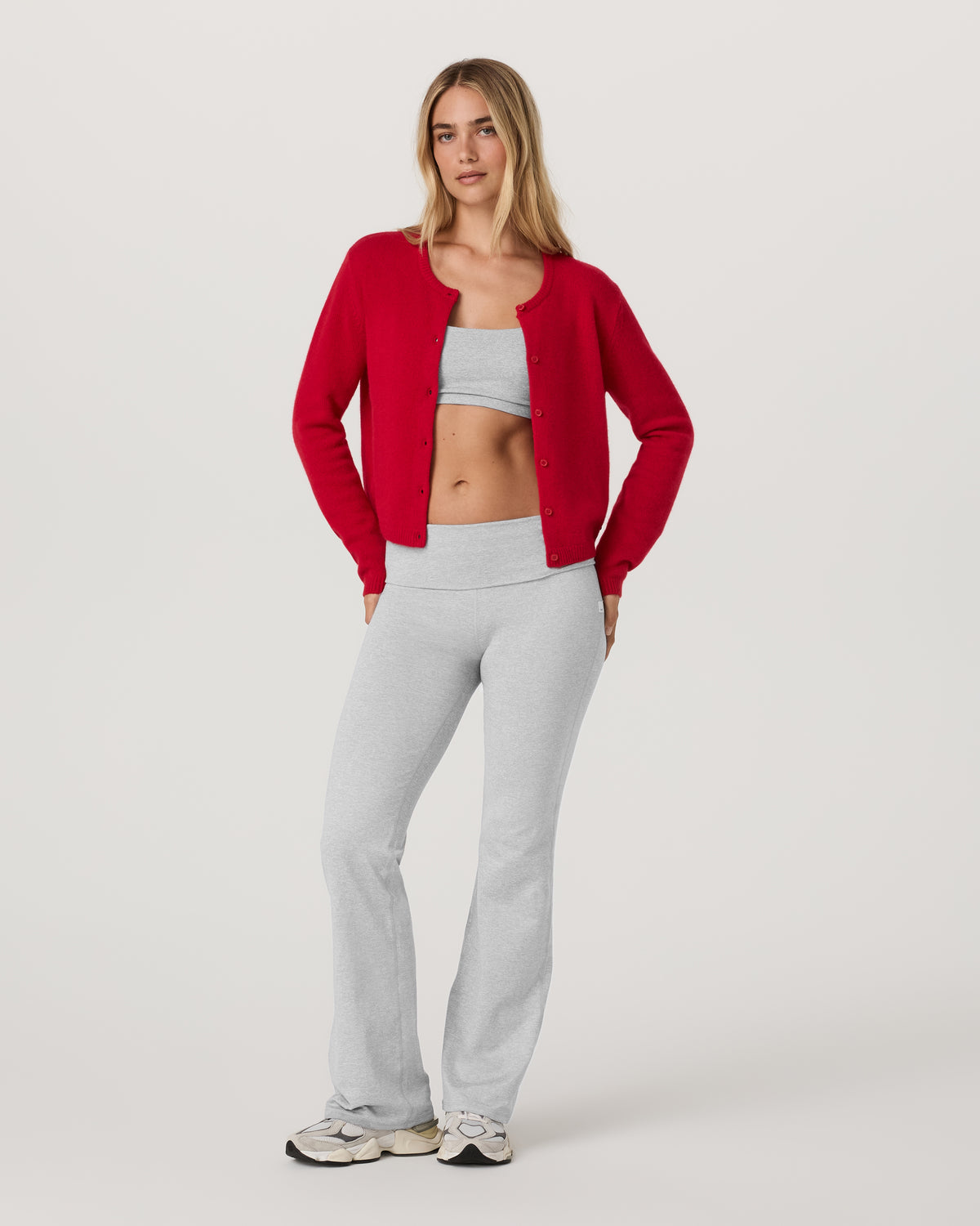 ??milie Cashmere Cardi Women's Cherry Cardi - Image 6