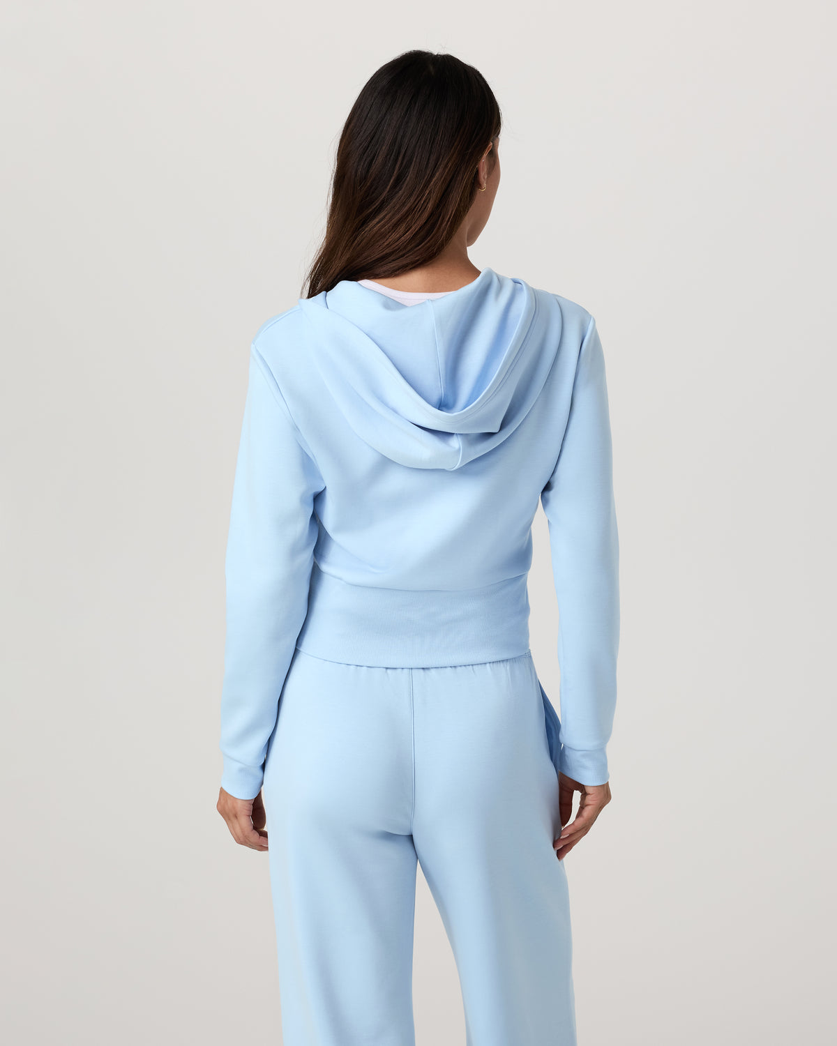 Compose Full Zip Hoodie Women's Crystal Blue Jacket - Image 3