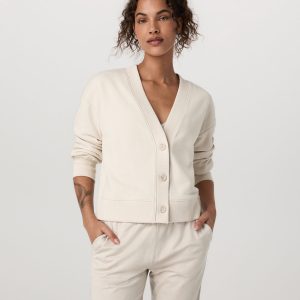 Sedona Cardigan Women's Bone Button-Down Sweater