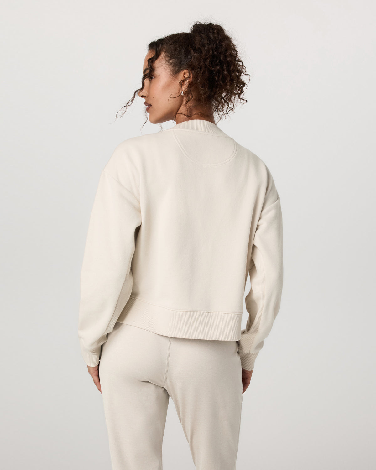 Sedona Cardigan Women's Bone Button-Down Sweater - Image 3