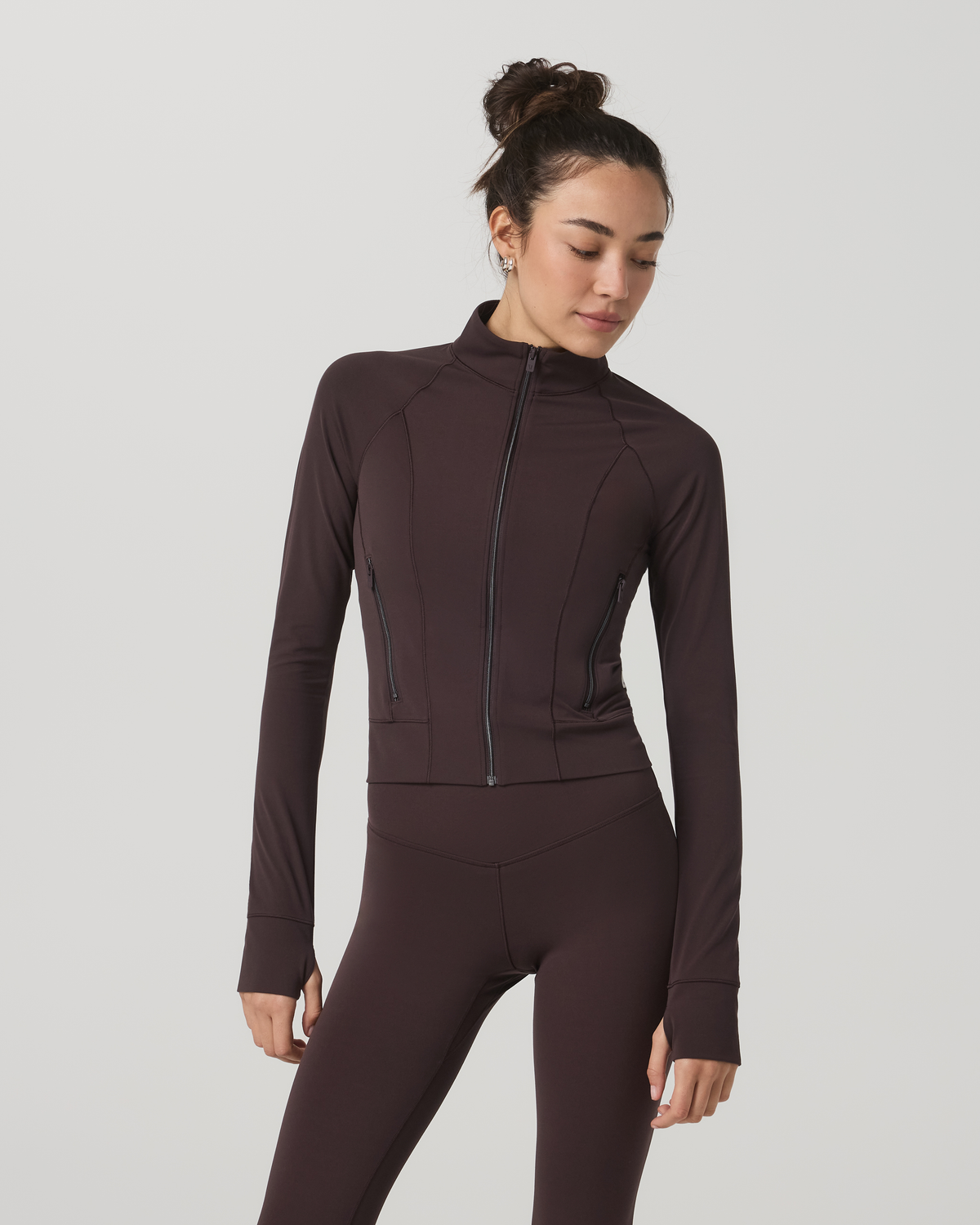 Vuori AllTheForm? Fitness Jacket Women's French Roast Jacket - Image 2