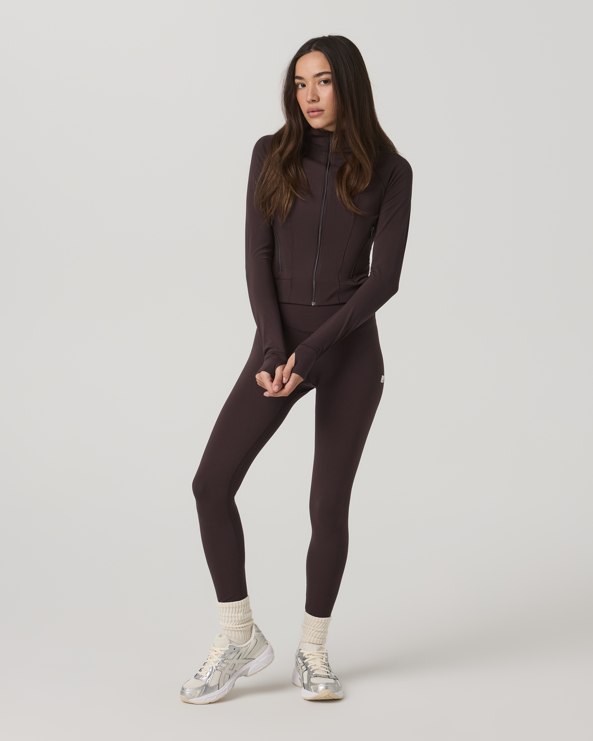 Vuori AllTheForm? Fitness Jacket Women's French Roast Jacket - Image 4
