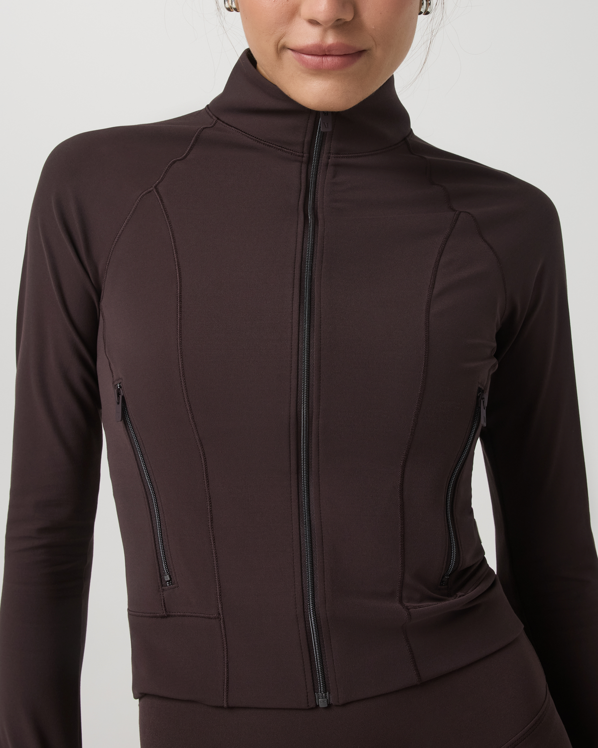 Vuori AllTheForm? Fitness Jacket Women's French Roast Jacket - Image 5
