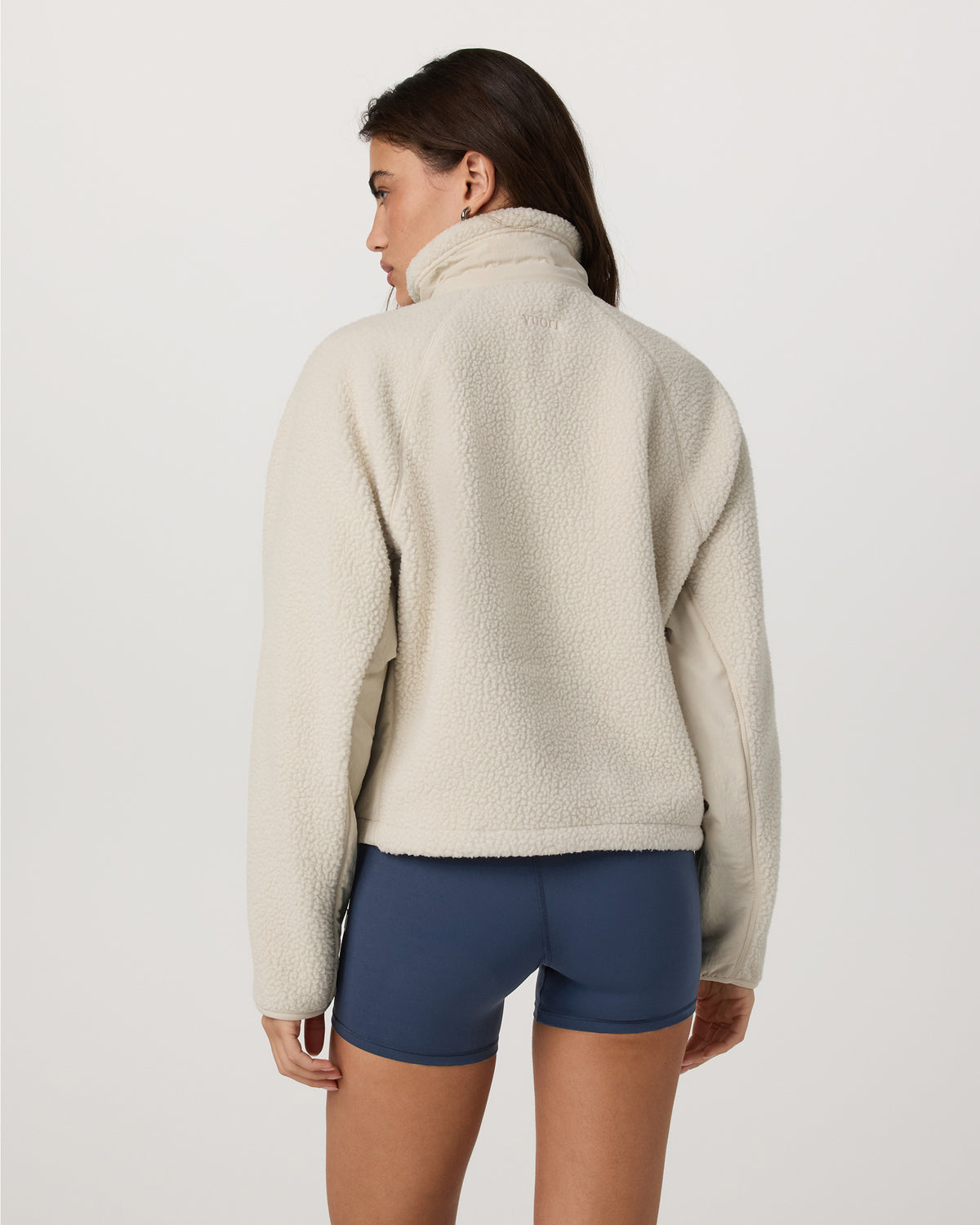 Alpine Jacket Women's Cozy Fleece Jacket in Bone - Image 3