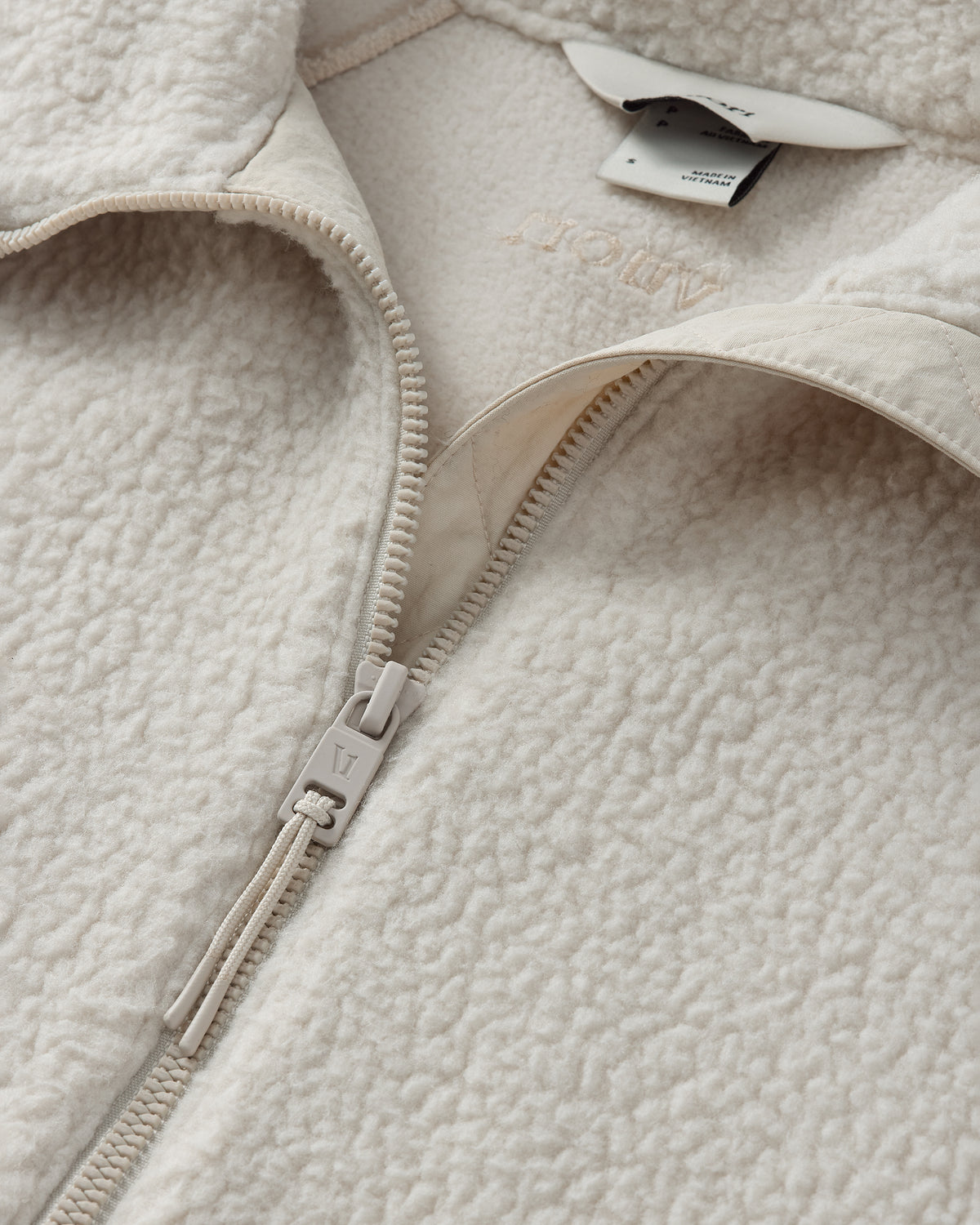 Alpine Jacket Women's Cozy Fleece Jacket in Bone - Image 5