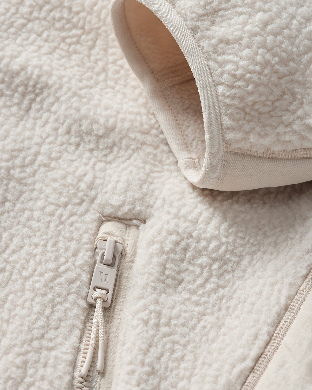 Alpine Jacket Women's Cozy Fleece Jacket in Bone - Image 6