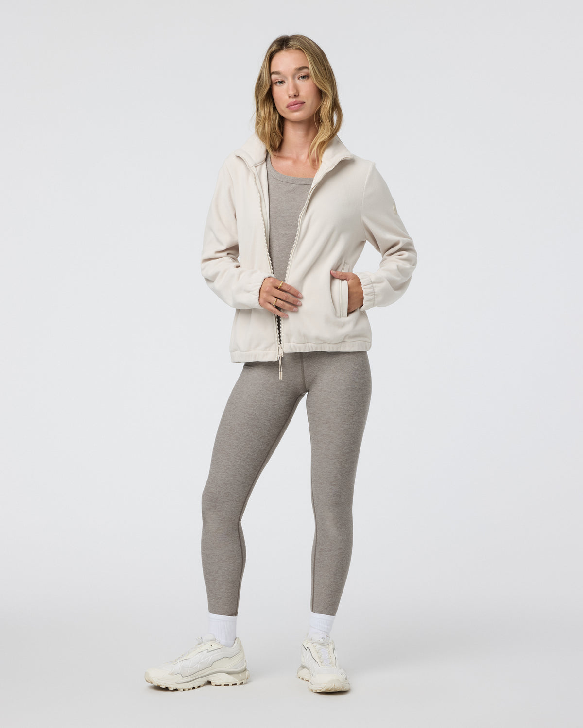 Women's Aspen Full Zip Dune Fleece Pullover - Image 6