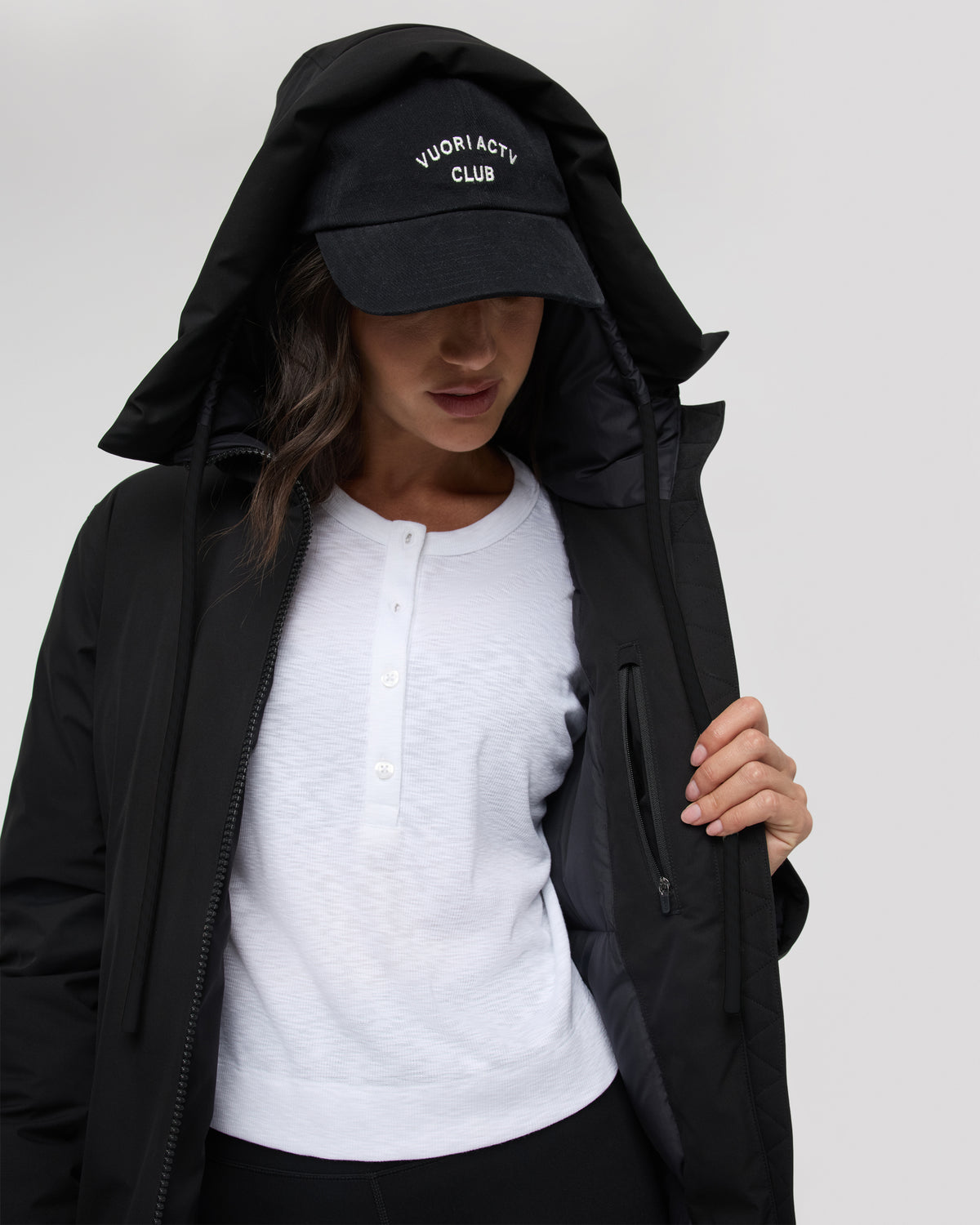 Icelandic Anorak Women's Black Waterproof Jacket - Image 4