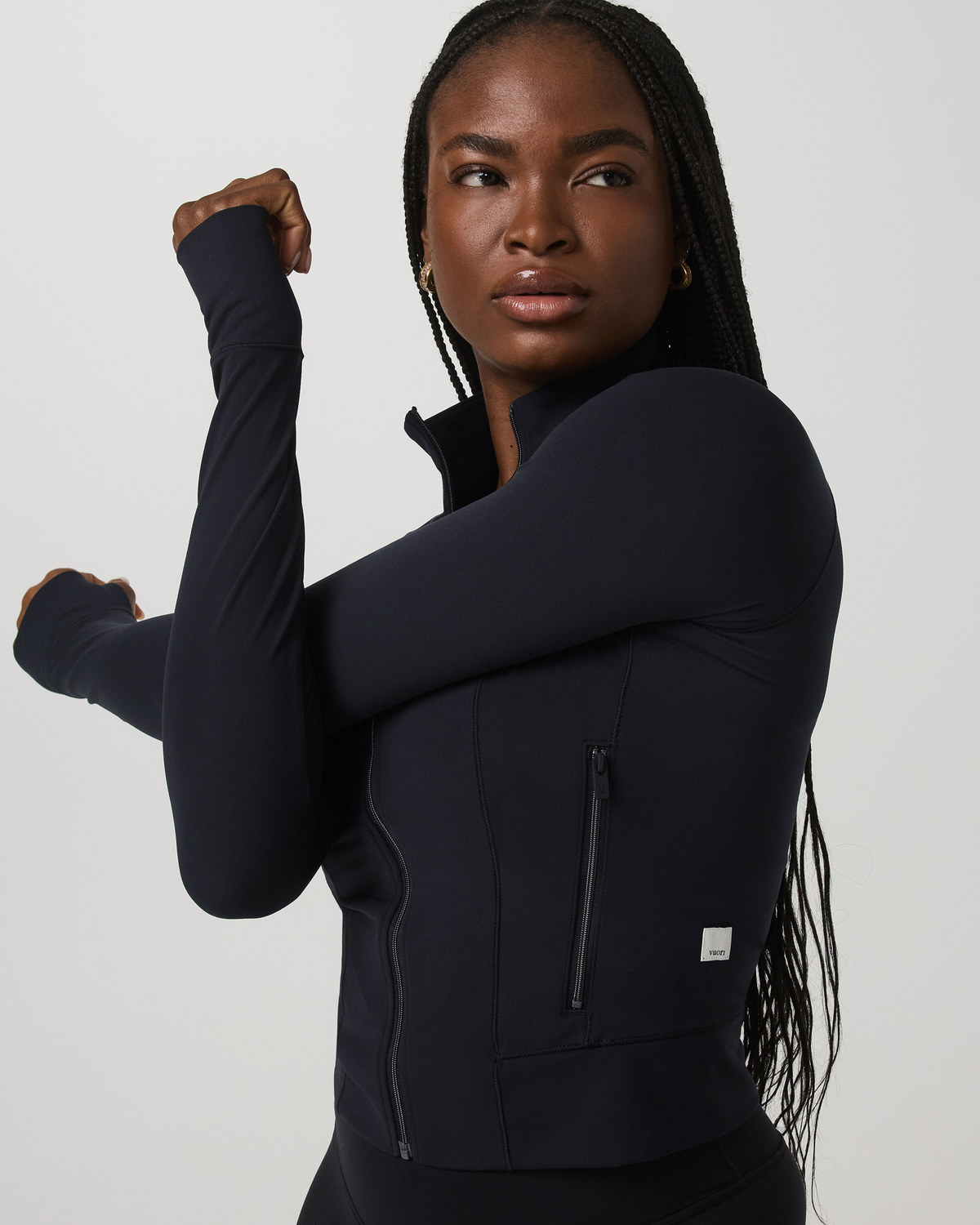 Vuori AllTheForm? Fitness Jacket Women's Black Workout Jacket - Image 5