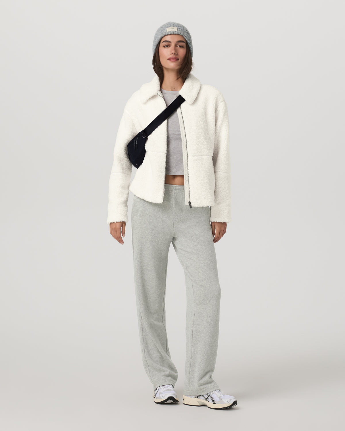 Lou Full Zip Jacket Women's Marshmallow Fleece Jacket - Image 3