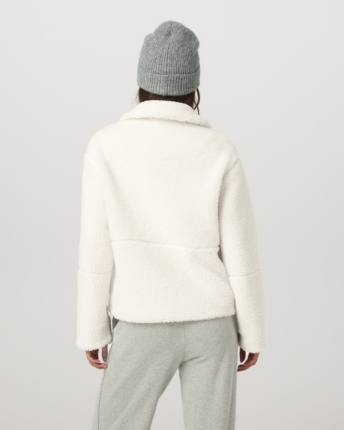 Lou Full Zip Jacket Women's Marshmallow Fleece Jacket - Image 4