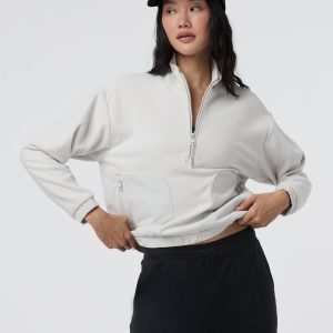 Women's Aspen Half Zip Salt Fleece Pullover