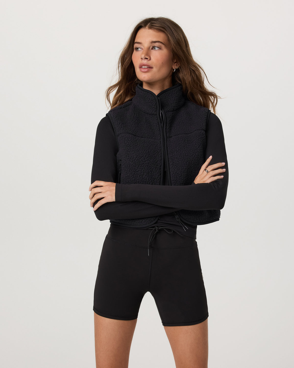 Alpine Vest Women's Black Fleece Vest