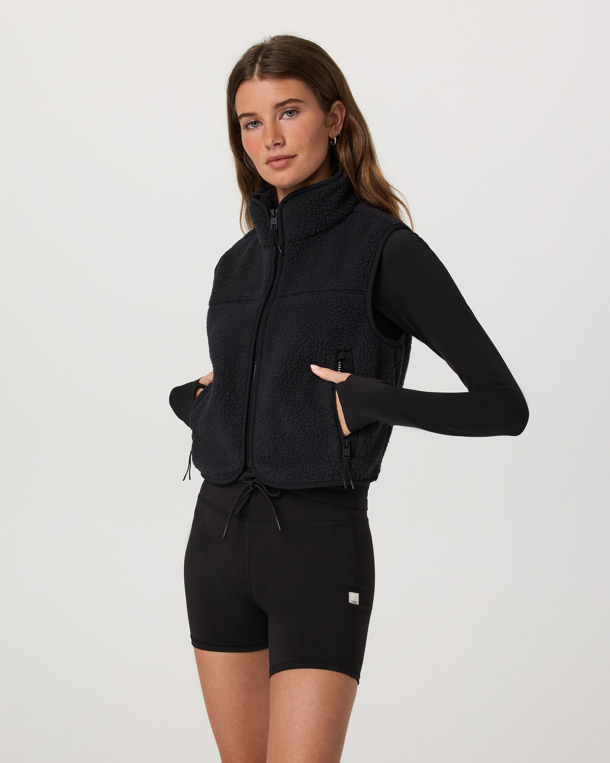 Alpine Vest Women's Black Fleece Vest - Image 5