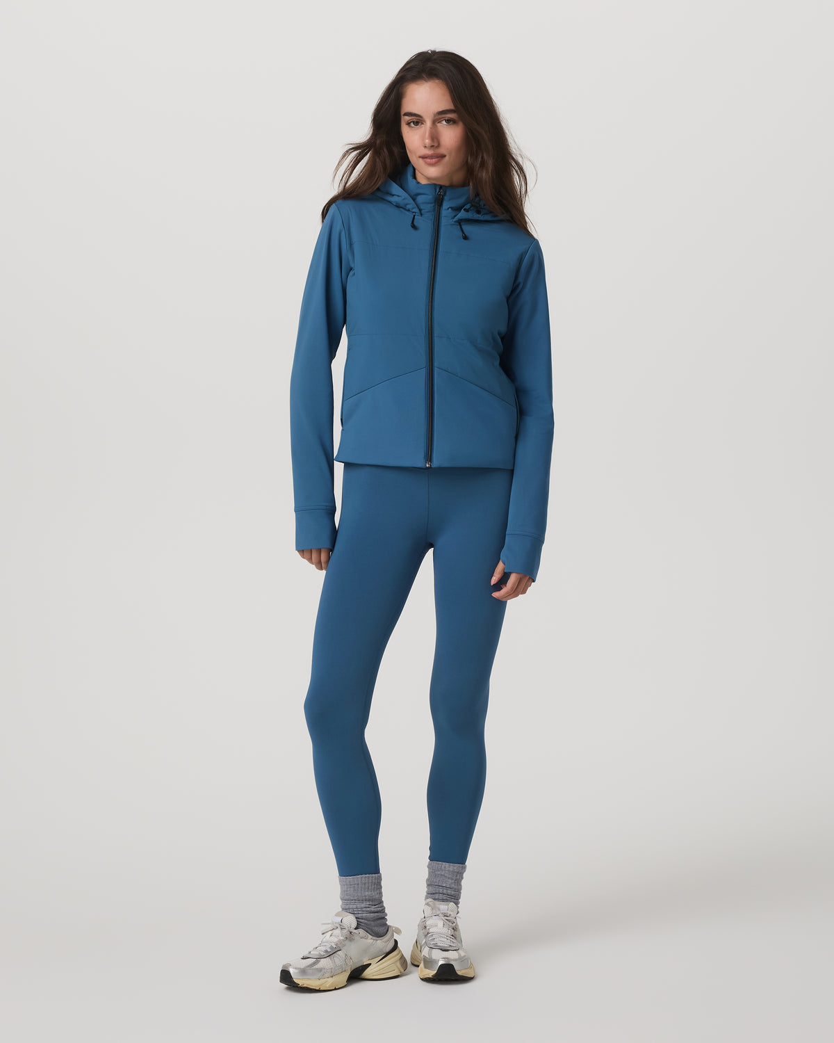 Chilled Out Full Zip Women's Lagoon Training Jacket - Image 4