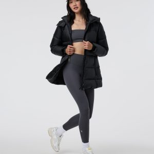 Vail Long Down Jacket Women's Black Jacket