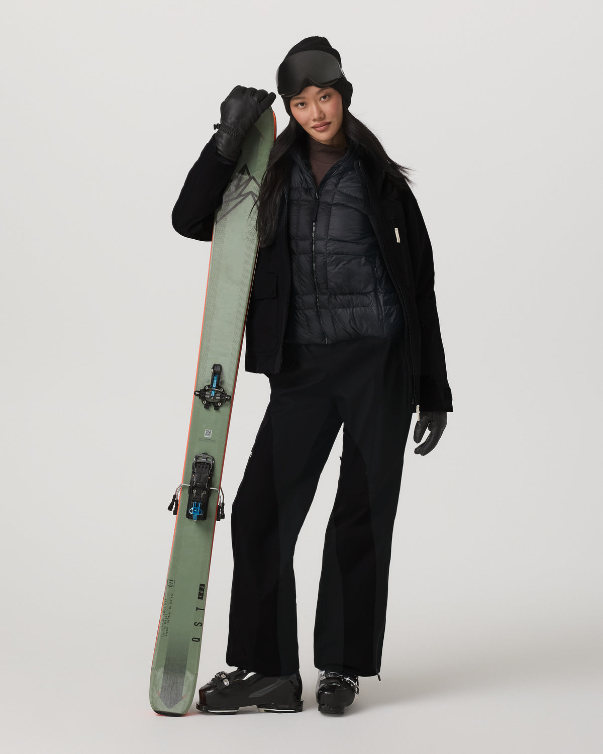 Women's Taika Snow Shell Black Ski/Board Jacket - Image 4