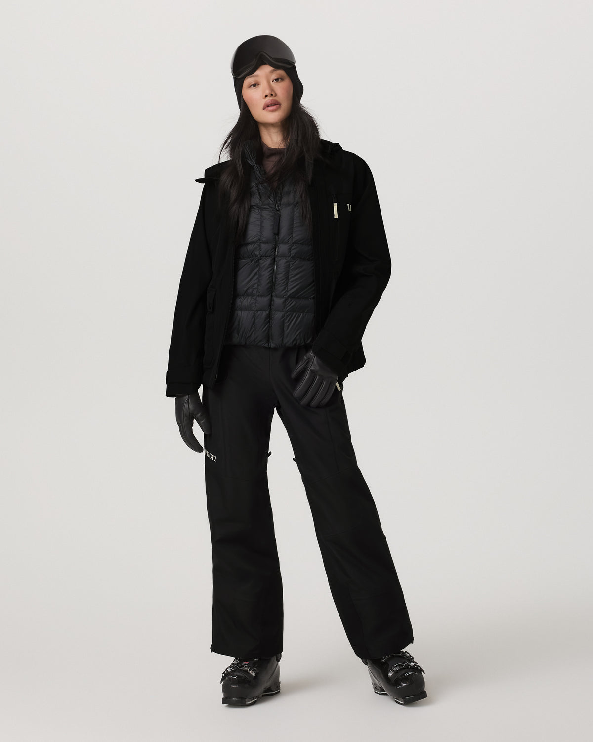 Women's Taika Snow Shell Black Ski/Board Jacket - Image 8