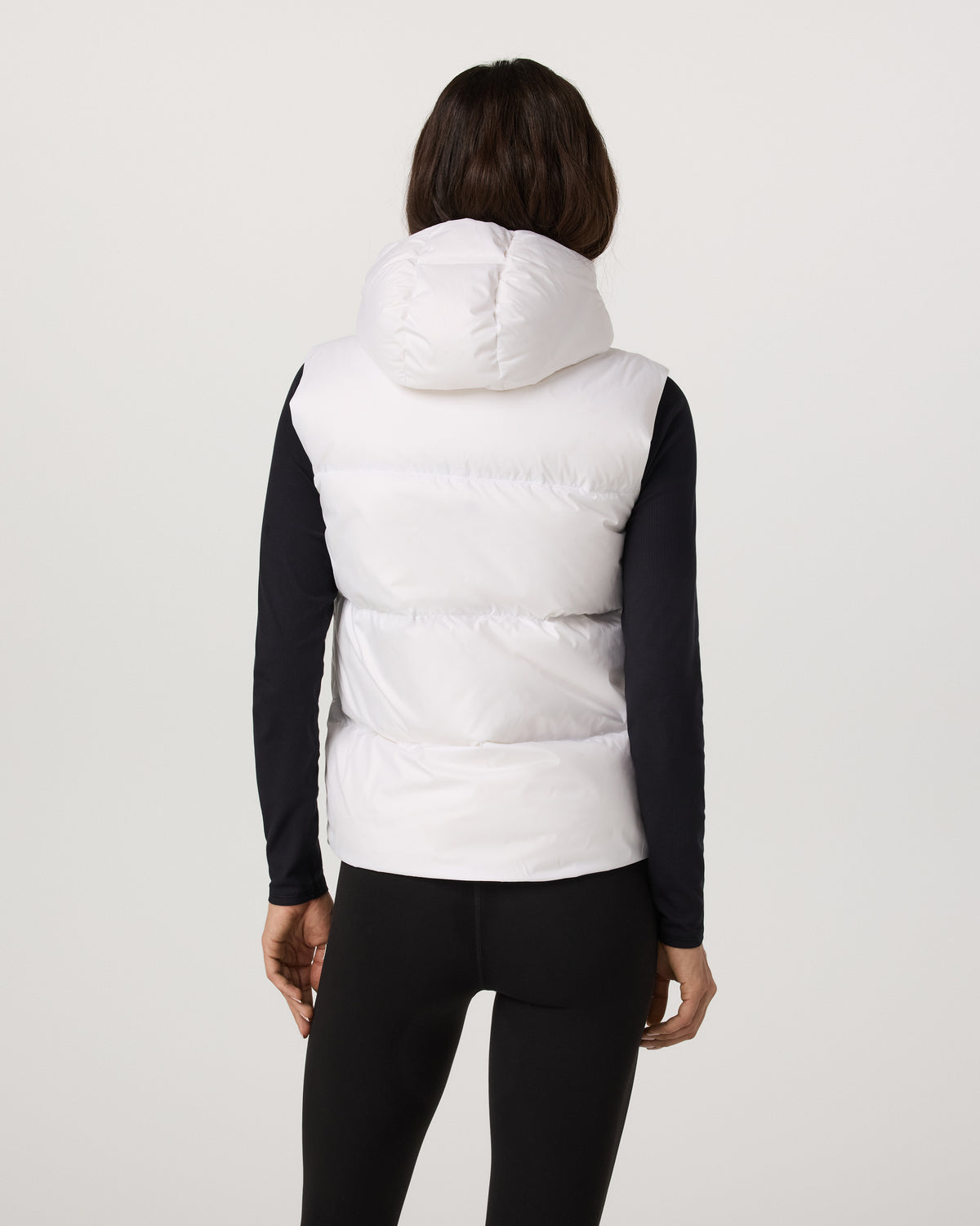 Alta Down Vest Women's White Sleeveless Vest - Image 3