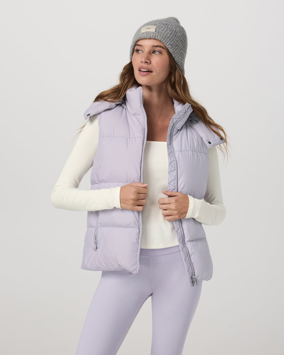 Alta Down Vest Women's Lavender Ice Sleeveless Vest