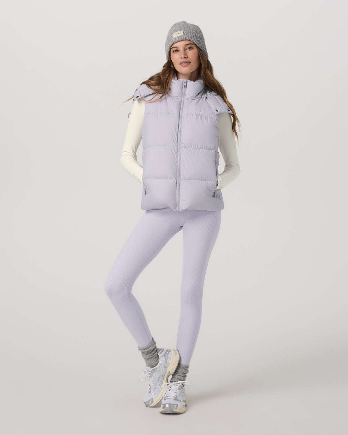Alta Down Vest Women's Lavender Ice Sleeveless Vest - Image 4