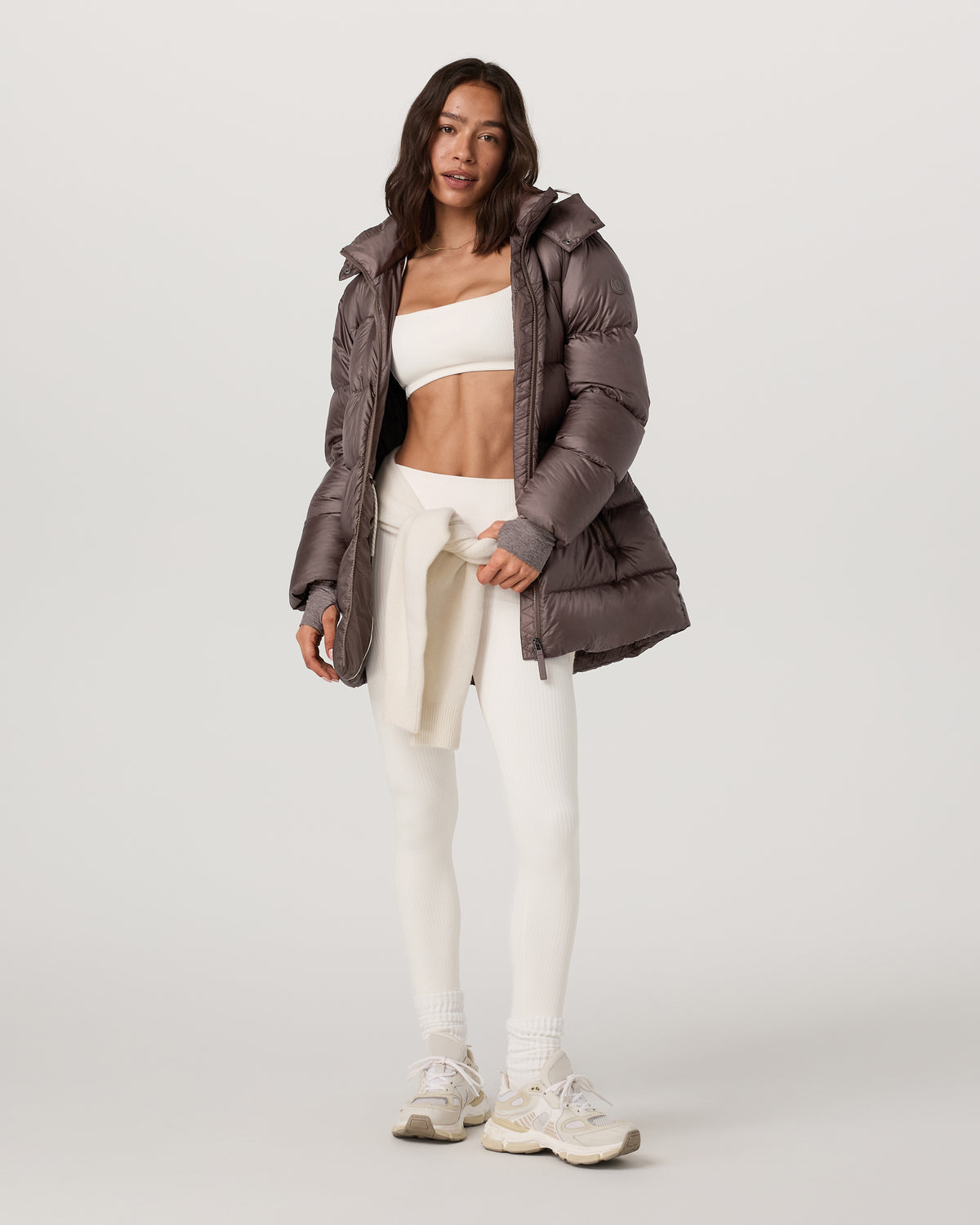 Vail Long Down Jacket Women's Huckleberry Down Coat - Image 4