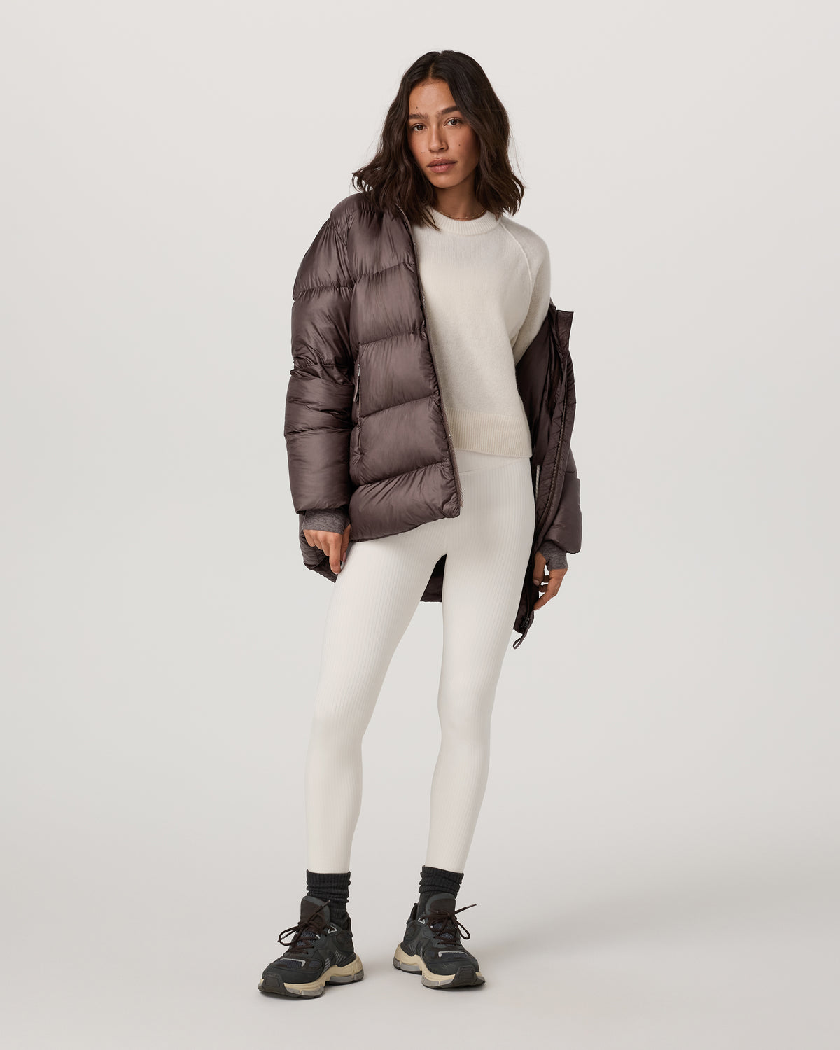 Vail Long Down Jacket Women's Huckleberry Down Coat - Image 6