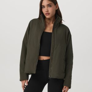 Canyon Insulated Jacket Women's Olive Full-Zip Jacket