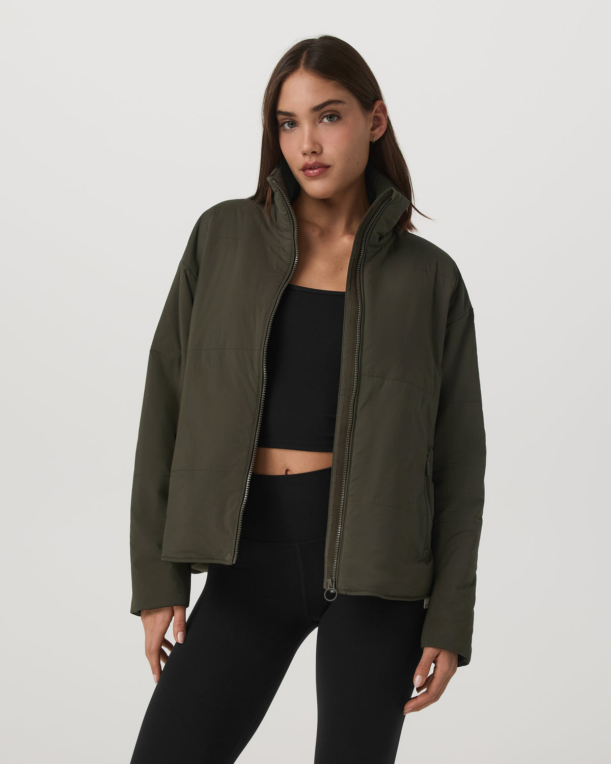 Canyon Insulated Jacket Women's Olive Full-Zip Jacket