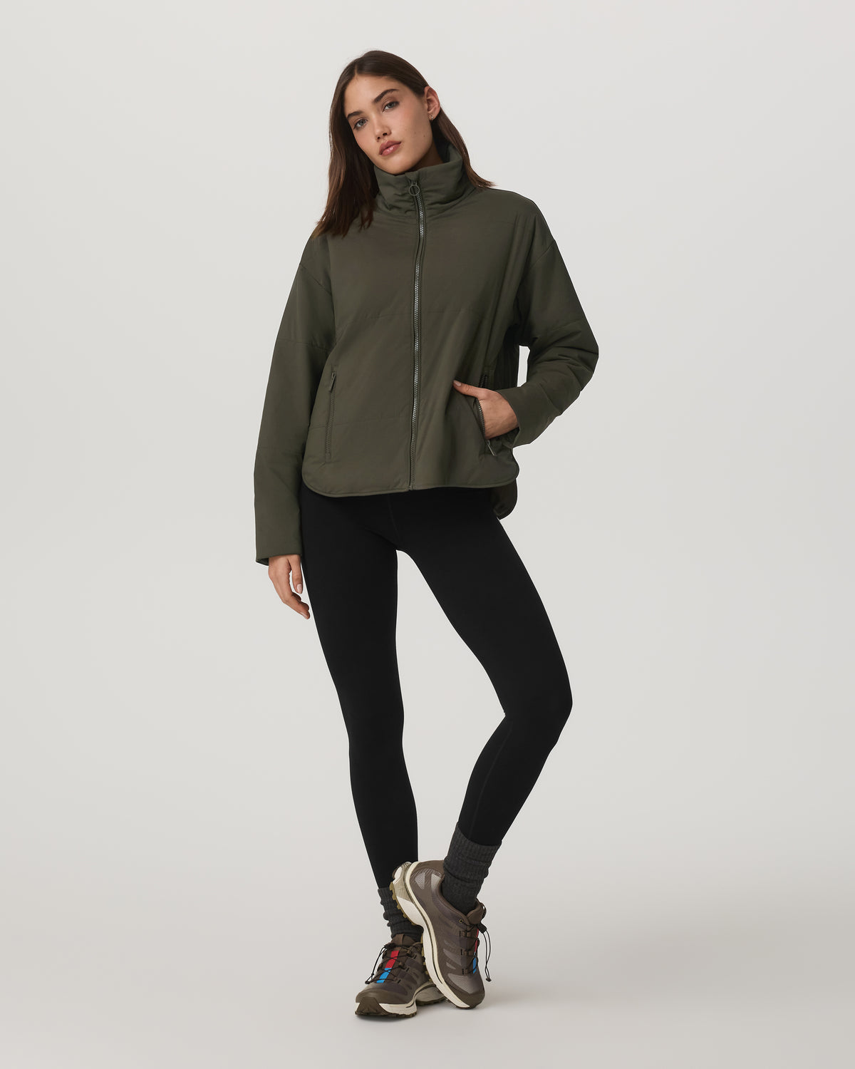 Canyon Insulated Jacket Women's Olive Full-Zip Jacket - Image 4