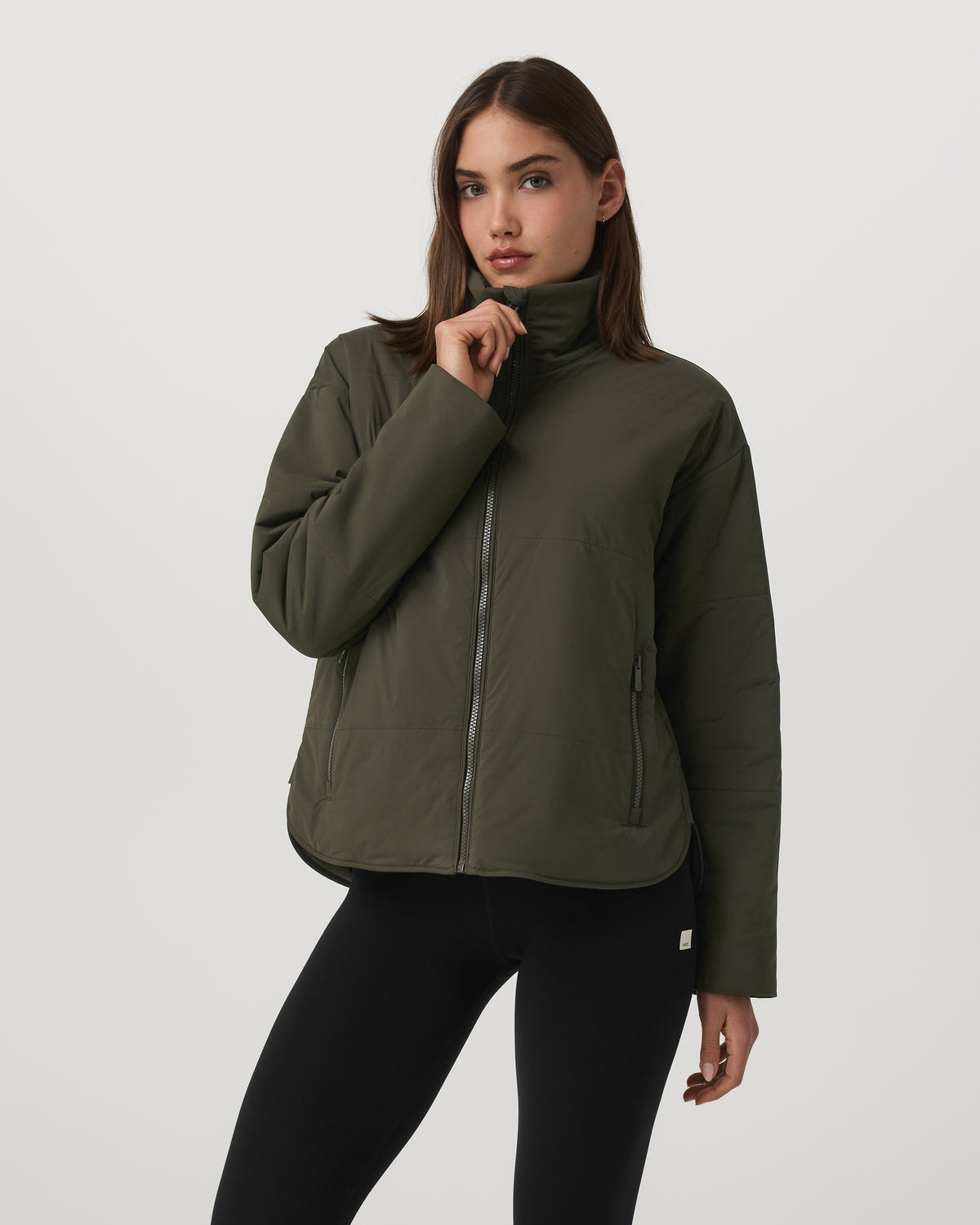 Canyon Insulated Jacket Women's Olive Full-Zip Jacket - Image 6