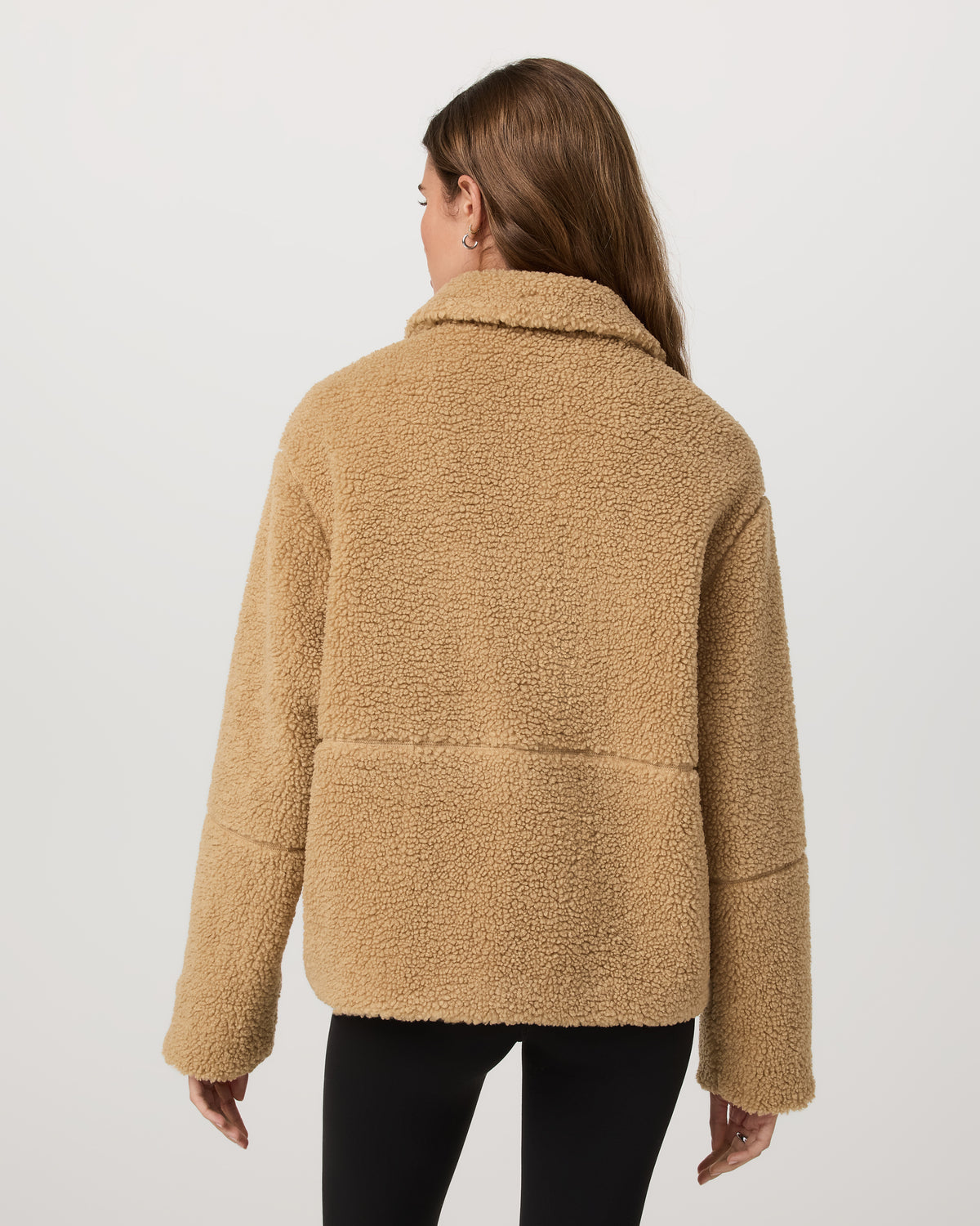 Lou Full Zip Jacket Women's Butterscotch Fleece Jacket - Image 3