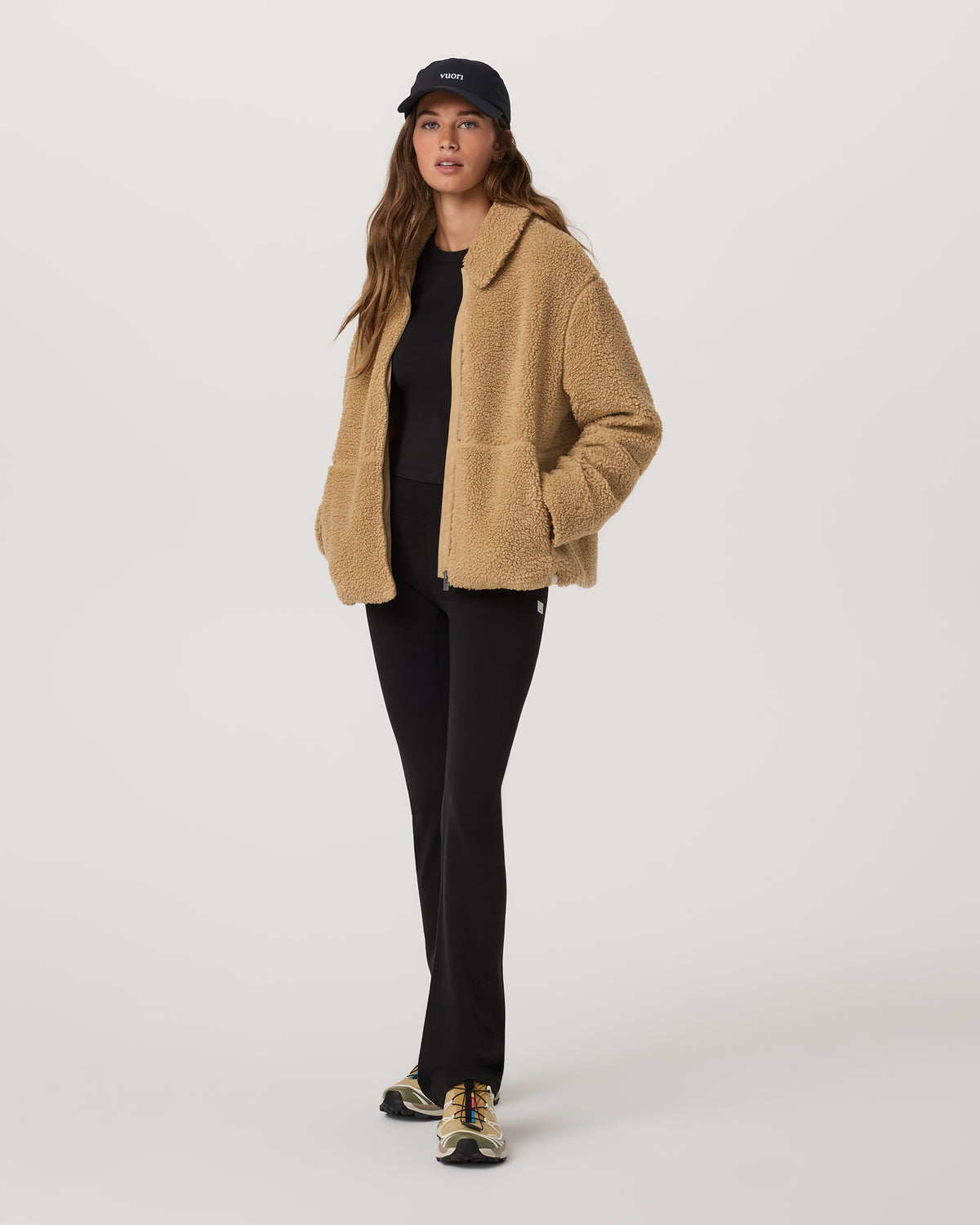 Lou Full Zip Jacket Women's Butterscotch Fleece Jacket - Image 4