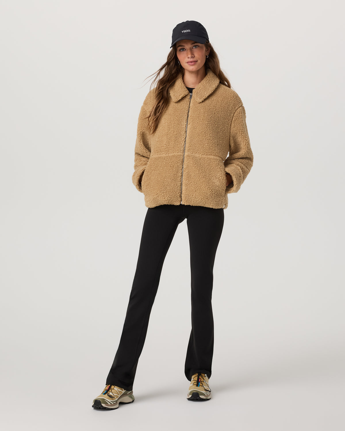 Lou Full Zip Jacket Women's Butterscotch Fleece Jacket - Image 6