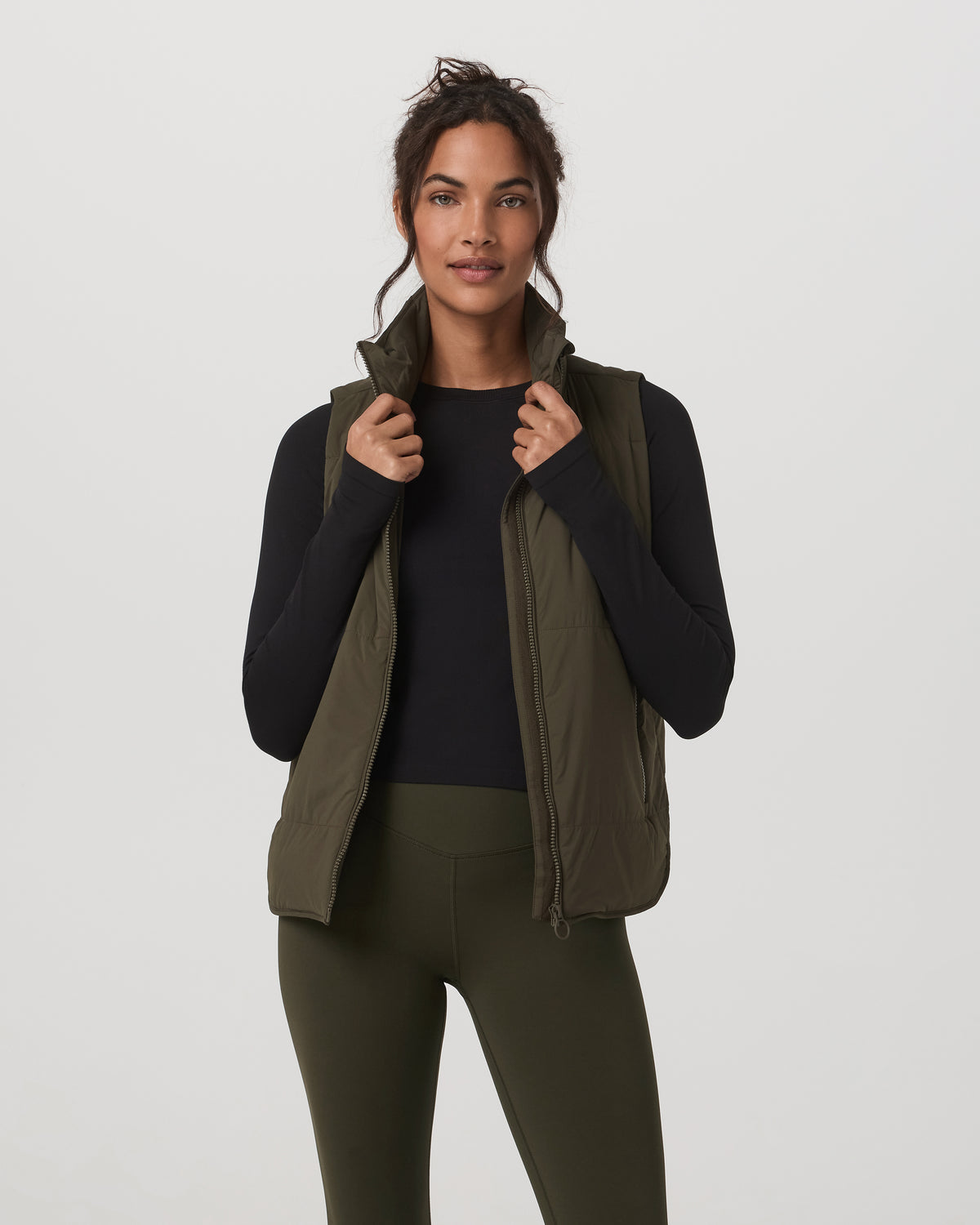 Canyon Insulated Vest Women's Olive Lightweight Vest