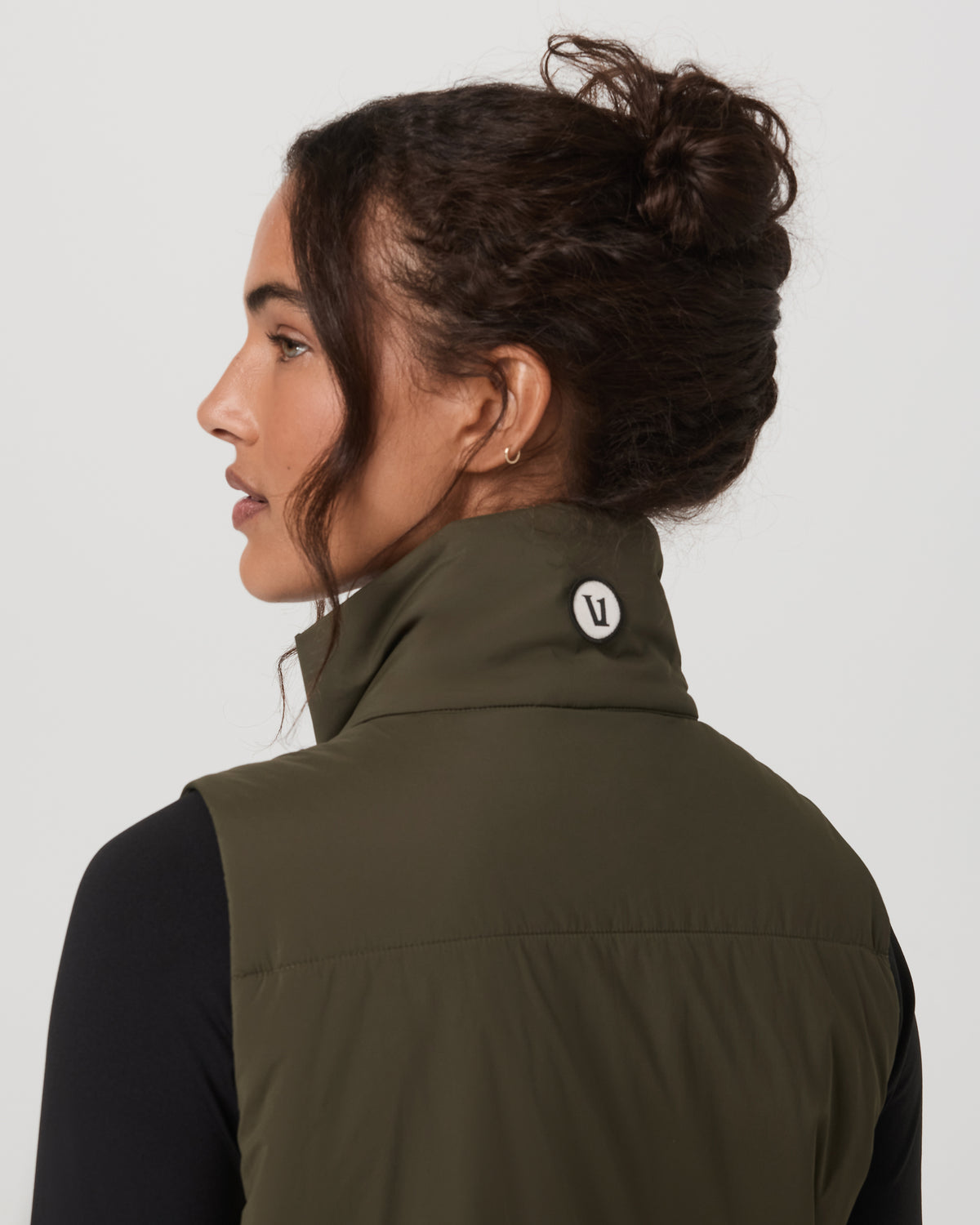 Canyon Insulated Vest Women's Olive Lightweight Vest - Image 2