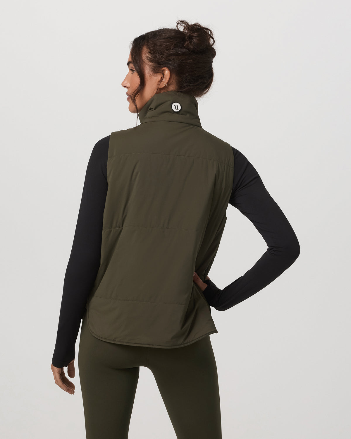 Canyon Insulated Vest Women's Olive Lightweight Vest - Image 3