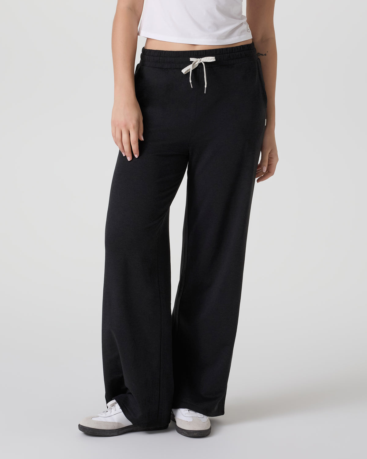 Halo Essential Wideleg Black Heather Pants - Image 5