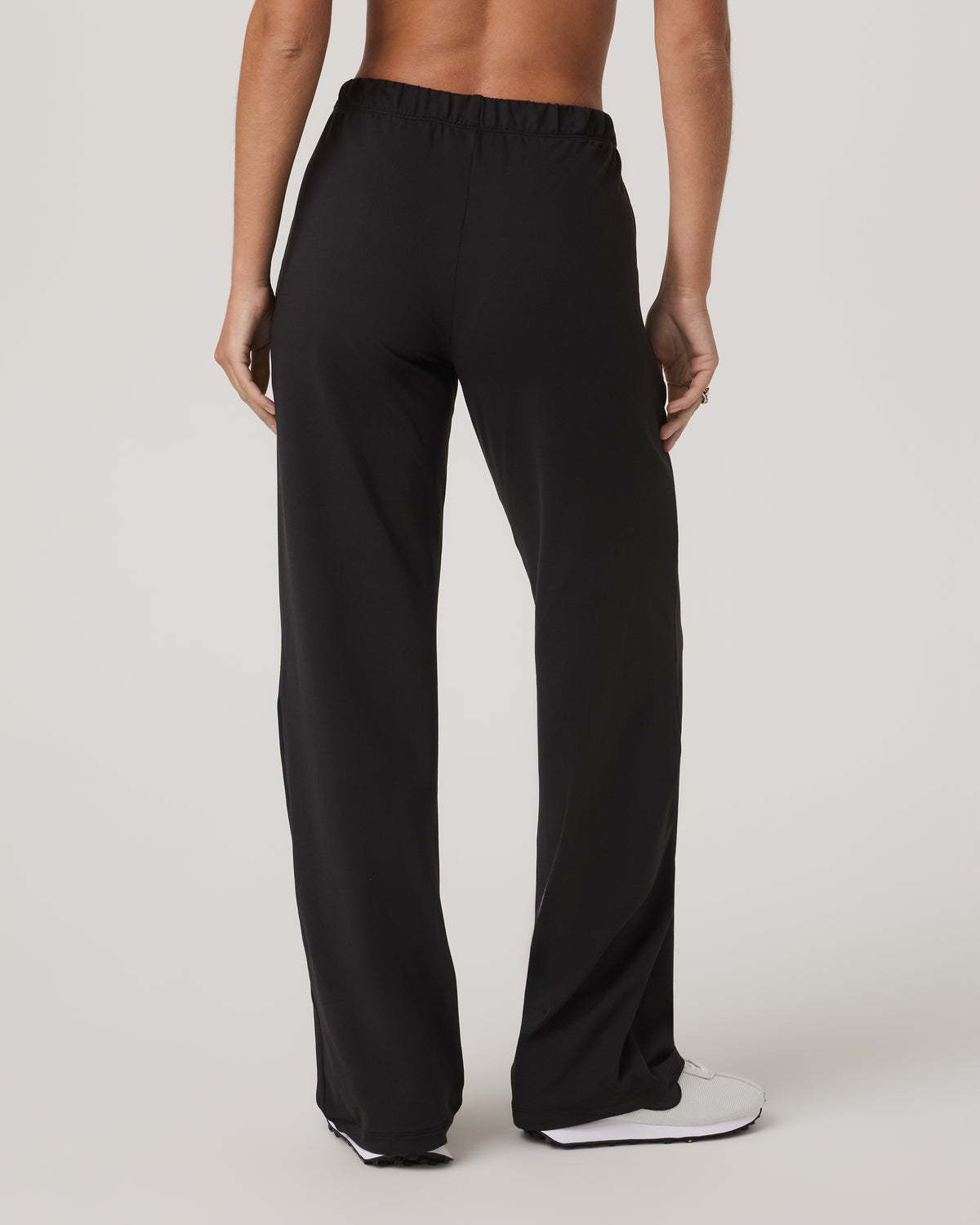 Halo Straight Leg Pant Women's Solid Black Pants - Image 3