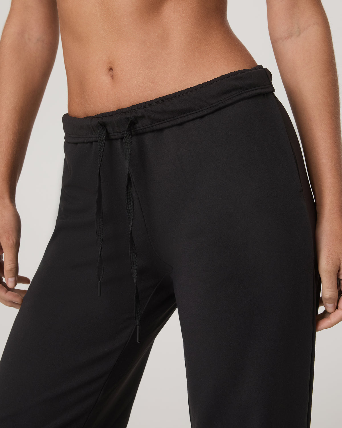 Halo Straight Leg Pant Women's Solid Black Pants - Image 4