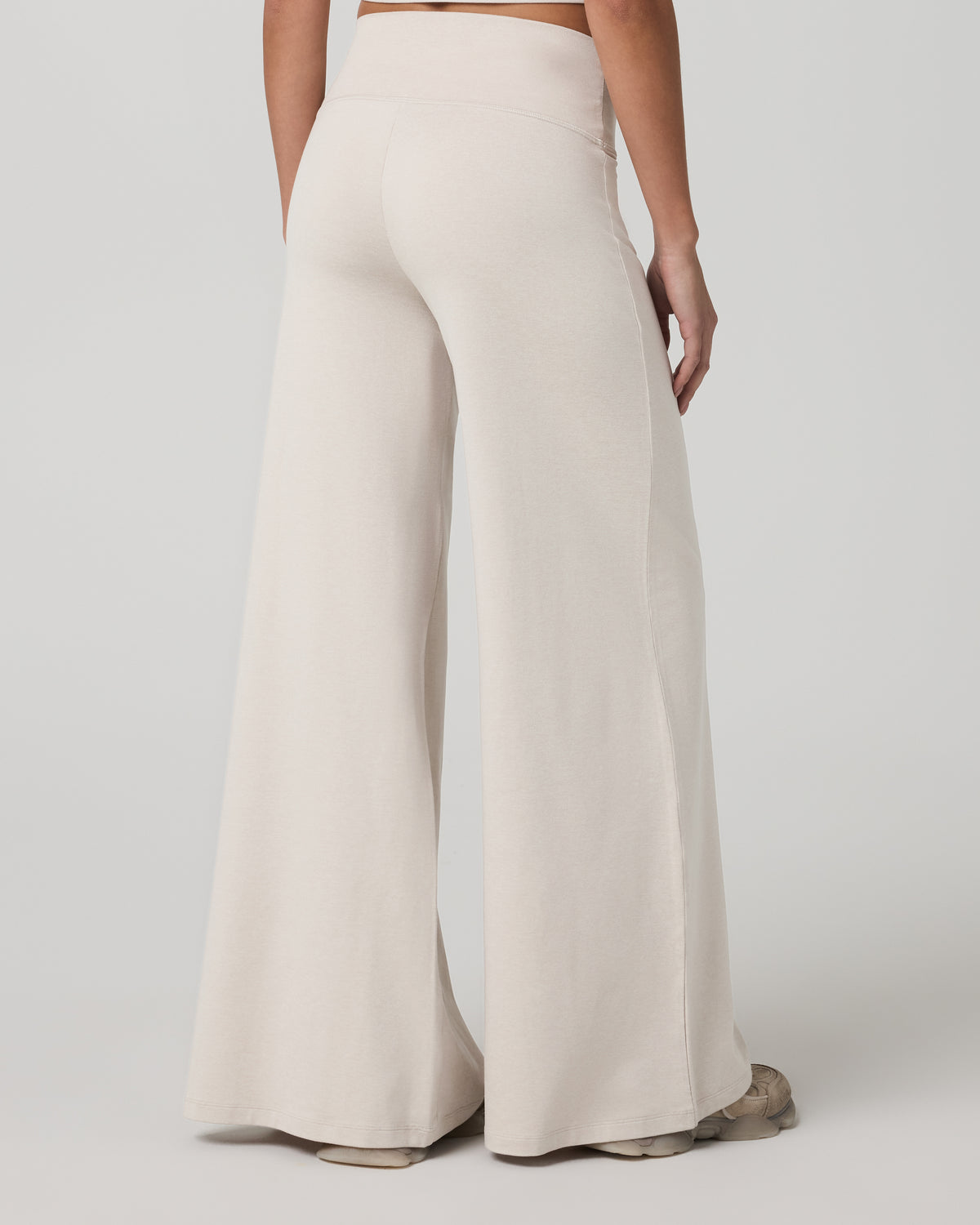 Halo Easy Wideleg Pant Women's Ecru Heather Pants - Image 3