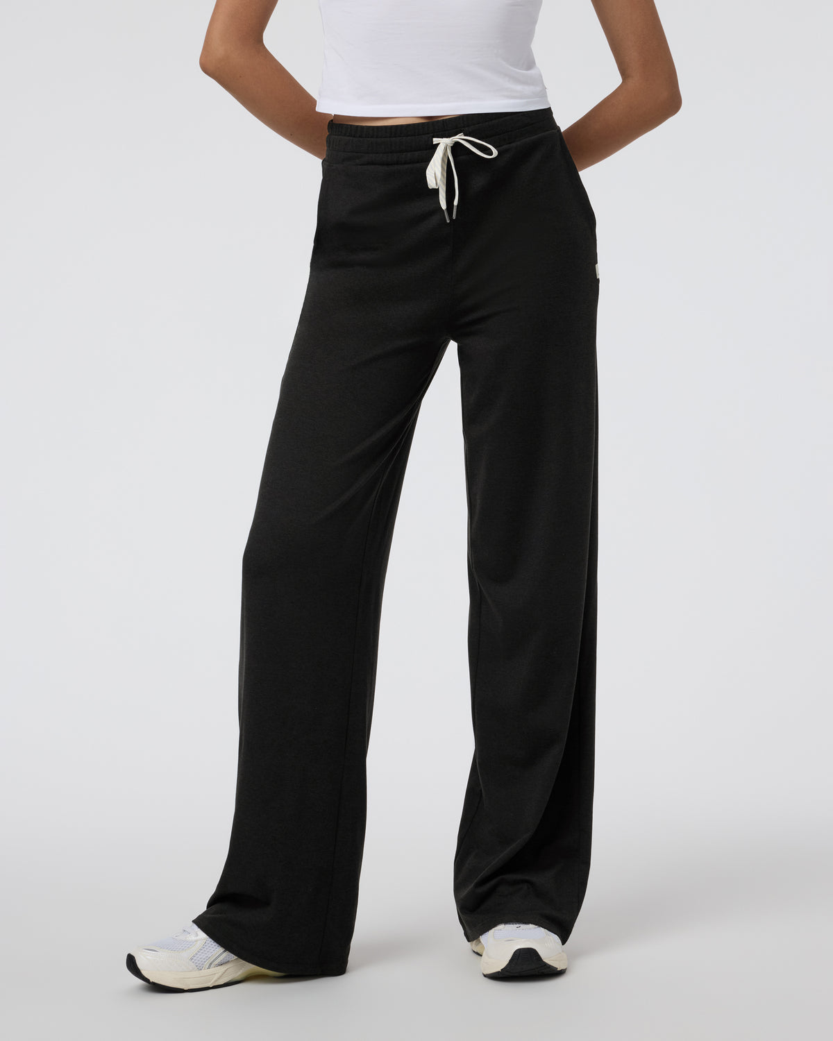Halo Essential Wideleg - Long Black Heather
