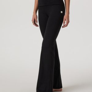 Halo Foldover Pant Black Heather